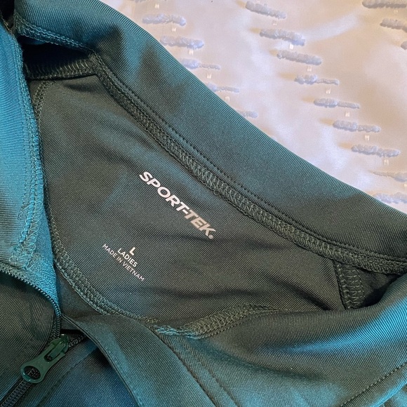 SPORT-TECH Stretch 1/2-Zip Long Sleeve Pullover SZ/Large In perfect condition! - Picture 3 of 4